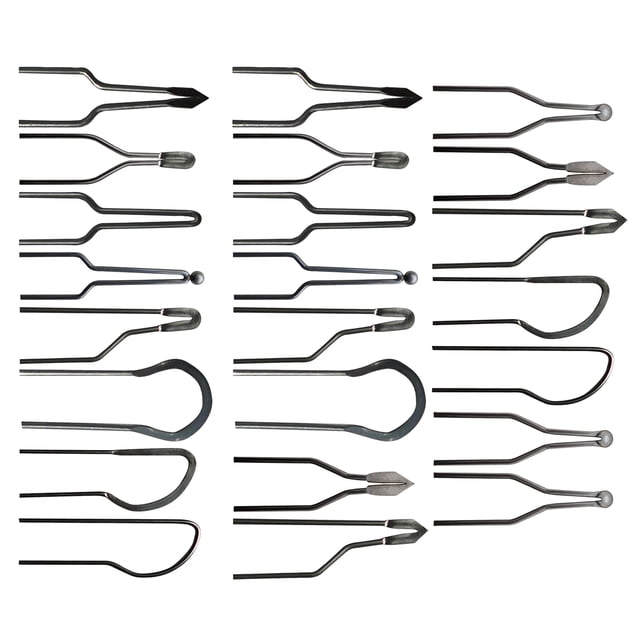 unbranded 1Pqt Puntas Para Máquina De Pyrograbado Resistentes A Altas Temperaturas Plata