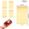 thumbnail image 5 of Paquete de pastelería de Mousse dorado, cojín de tarjeta pequeña, taza para Mousse, pastel, fondo de papel duro Rectangular, 1 Uds., 100 Uds. Sincero Electrónica, 5 of 5