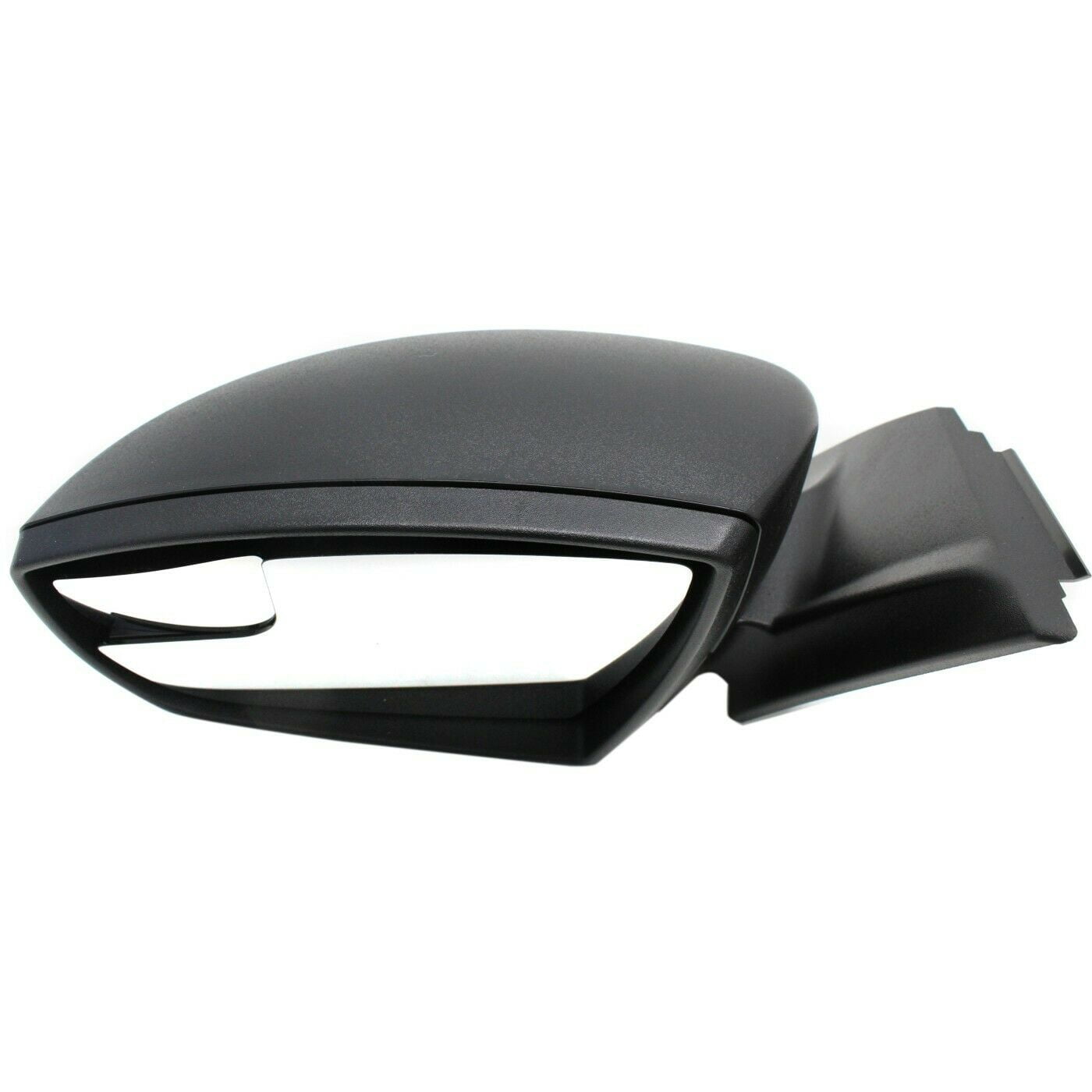 DAMAIJOY 1pc Left Driver Side Textured Black Power Non-Heated Operate Manual Folding Exterior Door Rear View Mirror for Ford for Focus S/SE/Titanium 15-18 & SEL 17-18 Without Auto-Dimming