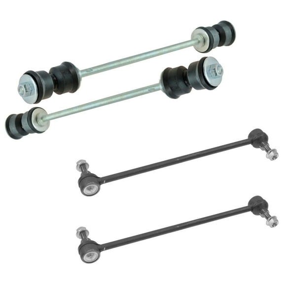 TRQ 4 Piece Stabilizer Sway Bar End Link Front Rear LH RH Set for GMC Chevy SUV PSA56028