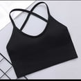 thumbnail image 4 of Blczomt Cross Back Women Sports Bra Plus Size Spaghetti Straps Gym Yoga Bras, 4 of 4