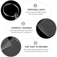 thumbnail image 4 of Acrylic Photo Frame Keyring with Metal Ring White Portable and Durable for Decoration 20 Pieces, 4 of 9