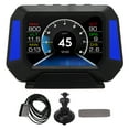 thumbnail image 1 of OBD+GPS Smart Gauge, Fault Codes Clearing Brake Test OBD2 HUD Gauge Tachometer With Slope Meter Compass For Cars, 1 of 8