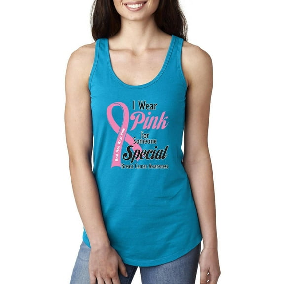 IWPF - Women's Racerback Tank Top - I Wear Pink for Someone Special
