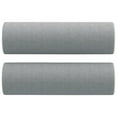 thumbnail image 3 of vidaXL 2-Seater Sofa with Throw Pillows Light Grey 140 cm Fabric, 3 of 5