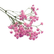 Save Big Matoen 65cm Baby Breath/Gypsophila Artificial Fake Silk Plants Wedding Party Decoration Real Touch Flowers DIY Home Garden(Hot Pink)
