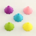 thumbnail image 1 of Opaque Acrylic Flower Bead Caps Multi-Petal Mixed Color 15x10mm Hole: 2mm, 1 of 3