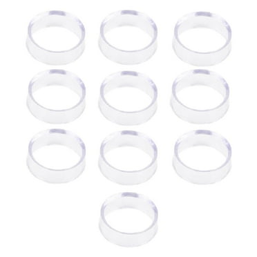 segolike 10 Pcs Support d'Affichage Acrylique Boule de Cristal Billes en Verre Base en Pierre Petite