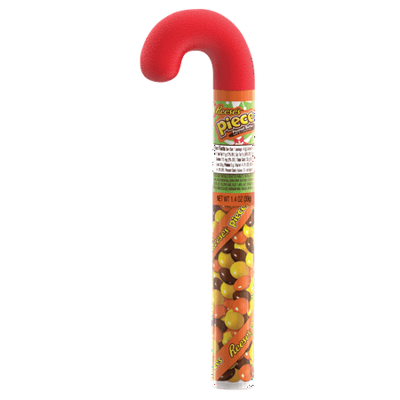 Reese's, Holiday Pieces Peanut Butter Candy Filled Cane, 1.4