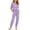 Purple, variant on Cethrio Girls Activewear Outfit Sets Size 14, Summer Short Sleeve Casual 2 Piece Kids' Athletic Clothing Sets Pink