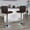 Brown, variant on BizChair Contemporary Black Vinyl Adjustable Height Barstool with Panel Back and Chrome Base
