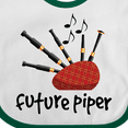 thumbnail image 4 of Inktastic Bagpiper Kids Future Piper Boys or Girls Baby Bib, 4 of 4