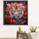 thumbnail image 4 of Pintura de diamante 5D DIY taladro redondo completo parcial AB Tigera Kit 45x45cm, 4 of 9