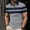 Gray, variant on VgaVtl Polo Shirt Short Sleeve Men Big and Tall Clothing for Men Business Regular Comfy Casual Striped Tops,Black 2XL