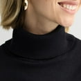 thumbnail image 3 of Women's Nine West Turtleneck Sweater Color: Dark Metal Heather Size: XX LARGE, 3 of 4