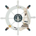 thumbnail image 1 of Decoración de volante de barco, modelo de pájaro marino de madera, 1 of 3