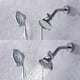 thumbnail image 2 of Shower Arm Made of Solid Brass, 3Way Diverter Valve for Fixed Shower Head, G1/2 Inch Shower Arm TAdapter, Replacement Part for Shower System, 2 of 5