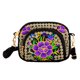 thumbnail image 1 of Bolso de mujer bordado pequeño bolso de hombro diseño especial artículo de moda bolsa usable bolsas con cremallera almacenamiento de Bolsas de mensajero y de hombro Pequeña peonía morada Minnieouse  AP016752-06, 1 of 1