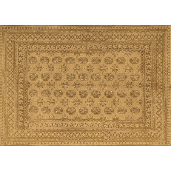 Ahgly Company Indoor Rectangle Persian Brown Traditional Area Rugs, 2' x 4'