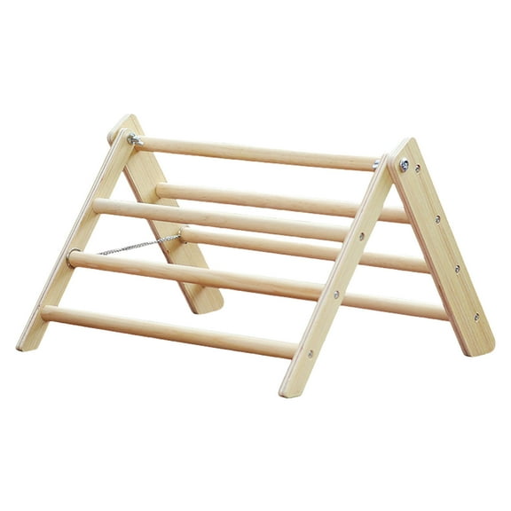 Foldable Triangular Chicken Perch Stand For Hens Roosts Natural Poultry Habitat Accessory