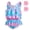 Pink and Blue, variant on Flotation Swimsuit with Detachable Arm Floaties – UPF 50+ Quick-Dry One-Piece Swim Vest, Swimwear with Floatation for Pool & Beach