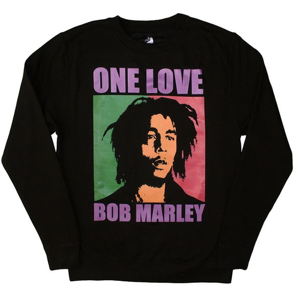 Bob Marley Unisex Sweatshirt: One Love (Oversized) (Medium)