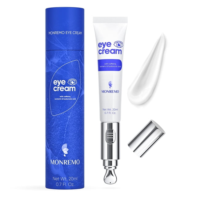 Crema de ojos MONREMO con cafeína, cúrcuma y ácido hialurónico 20 ml