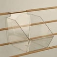 thumbnail image 2 of Clear Slatwall Acrylic Bins Small Bin 6" L x 5.5" H x 7.5" D, 10 Pack, 2 of 4