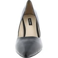 thumbnail image 3 of Nine West Womens Ezra Leather Pointed Toe Dress Heels, 3 of 3