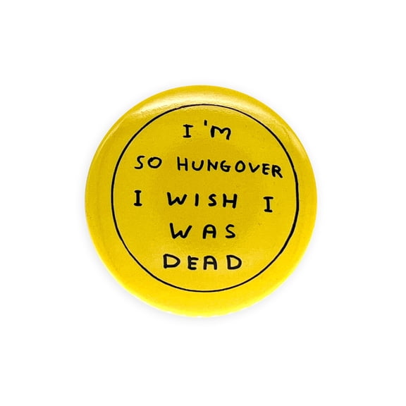 Mirror - Funny Gift - I'm So Hungover Pocket Mirror (in Velvet Gift Bag)