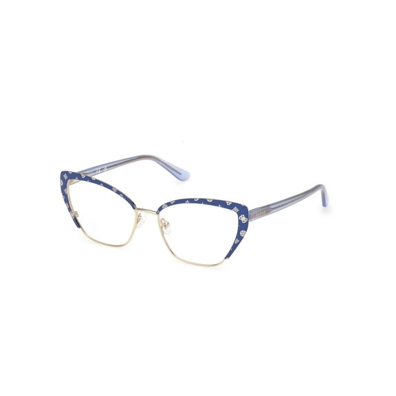 Guess GU50122 092 Women's Blue/Other Metal Full Rim Eyeglasses