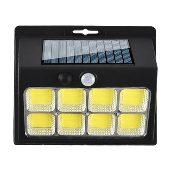 Tainini Solar Outdoor Lights - Eight-compartment LED Motion Sensor Security Lights with 3 Modes Waterproof Solar Powered Wall Lights for Patio Garden Garage Yard Front Door