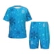 thumbnail image 1 of Balery Winter With Snowflakes Conjunto de Pijama Infantil de Manga Corta con Estampado – Ropa de Dormir de Algodón Suave-3X-Large, 1 of 6
