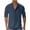 Dark Blue, variant on ZCFZJW Men's Cotton Linen Henley T-Shirts Lightweight Button Roll up Long Sleeve Hippie Casual V Neck Beach T-Shirts with Pockets Dark Blue S