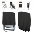 thumbnail image 5 of Outdoor Zero Gravity Chair Cover 190D Folding Recliner Chair Cover Patio Sunbed Sun Lounger Protector Windproof Waterproof Garden Oxford Fabric Furniture Cover for Folding Chair, 5 of 10