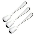 thumbnail image 6 of IDEANATEGRATE Stainless Steel Dessert Spoon for Home Use Silver Color 3 Pieces and 4.5 Inches, 6 of 8