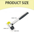 thumbnail image 3 of Clear Out Stock! Awwp Black 1*Rubber Hammer New Rubber Mallet Hammer 25Mm Nonslip Grip Mini Rubber and Nylon Head Face Northtiger, 3 of 8