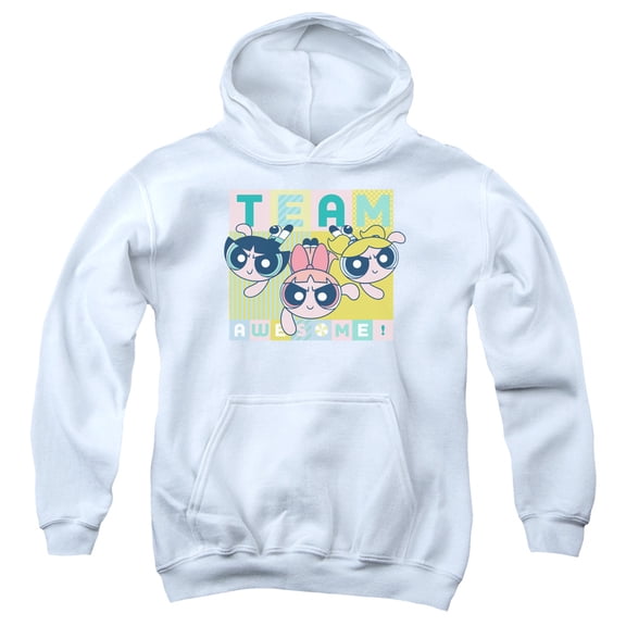 Powerpuff Girls - Awesome Block - Youth Hooded Sweatshirt - Small