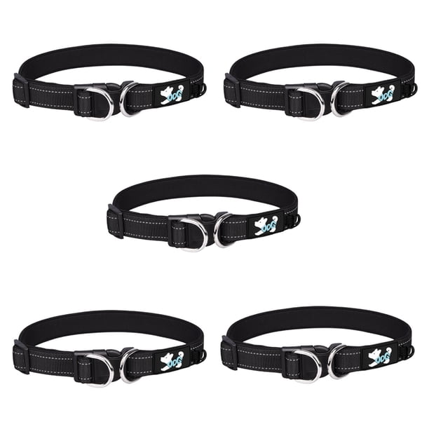 Collares ajustables para perros pequeños con anilla para identificación. Seguros y cómodos.