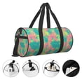 thumbnail image 5 of Fotbe Colorful Palm Leaves Pattern Foldable Sports Gym Bag with Wet Dry Pocket, Ultralight Travel Bag, Large Capacity Duffel Bag, Splash Proof Carry on Bag, Overnight Bag, Weekender Bag, 5 of 8
