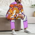 thumbnail image 7 of Lsque Corgi In Sushi Roll Pattern Long Sleeve Pajama Set for Men - Soft 2-Piece Sleepwear and Loungewear Set with Pockets, Comfy Nightwear-XX-Large, 7 of 7