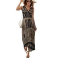 thumbnail image 2 of 1 Million Dollar Bill Sleeveless Dress Dresses Women Summer Evening Dresses Ladies Bohemia Long Dresses, 2 of 9
