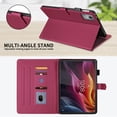 thumbnail image 4 of for Lenovo Tab M11 Plus/K11 Plus 11.45 Inch 2024 Case, Rhombus Pattern Multiple Viewing Angles Stand Slim Folio Cover (Red), 4 of 6