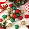 thumbnail image 2 of Adornos de Esferas Navideñas JULMELON 36PCS con Brillo 4cm, 2 of 7