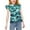 Mint Green, variant on Juslio Girl Shirts Camouflage Ruffle Short Sleeve Kids Clothing Fashion Tops Casual 3-15Years T-Shirts