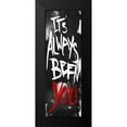 thumbnail image 2 of OnRei 7x14 Black Modern Framed Museum Art Print Titled - Always You Red, 2 of 5