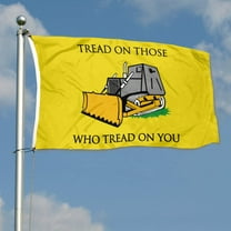 mokarier Tread on those who tread on you Flag Banner Outdoor Indoor Decoration Flag 3x5Feet Double Stitched Polyester with Brass Grommets