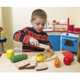 thumbnail image 4 of Melissa & Doug Cutting Food - Play Food Set With 25+ Hand-Painted Wooden Pieces, Knife, and Cutting Board, 4 of 4