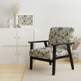 thumbnail image 2 of Designart "White Poppies Minimalist Floral Elegance III" Upholstered Floral Accent Chair and Cottage Arm Chair - Multiple Color & Pattern, 2 of 7