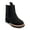 Black, variant on Infant Kids Python Print Leather Ankle Boot